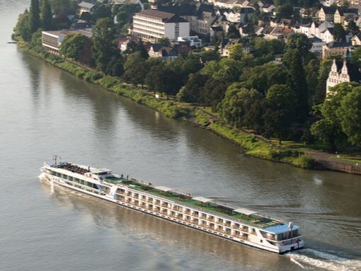 River cruise on the Rhine in Germany